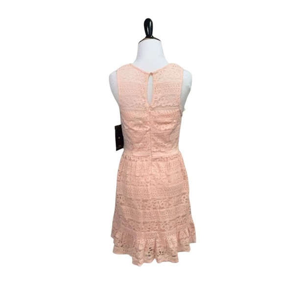 Disney Princess Teen Girl's M Medium Sleeveless Sheath Dress NWT Blush Lace - Picture 8 of 11